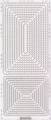 Zier-Sticker-Bogen-0563trs -Rahmen/R&auml;nder-Rechtecke-transparent/silber