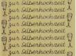 Spiegelsticker-Bogen-0956spg-zur Silberhochzeit -gold