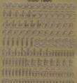 Zier-Sticker-Bogen-1564g-Alphabet-abc-gold