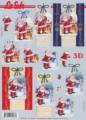 3D Etappen-Bogen-4169707-Weihnachtsmann mit Hintergrund