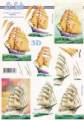3D Etappen-Bogen-4169742-Drei-Master / Segelschiff