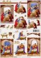 3D Etappen-Bogen-4169941-Heilige Familie im Stall