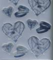 Zier-Sticker-Bogen-6425s-Hochzeits-Motive-Tauben,Ringe