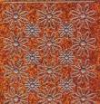 Micro-Glittersticker-7007gors-Blumen-orange/silber