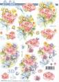 3D Etappen-Bogen-8215778-Strau&szlig; mit Rosen/Tulpen/Narzissen-E 