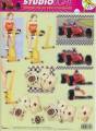 3D Stanzbogen -EASY166-Herrenmotive-Sport-Beruf-Freizeit
