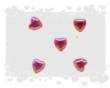 Glitzersteine-Schmuckstein-GH 02-Herz-8x7mm-rosa