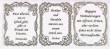 Gravur-Sticker-Bogen-GR 3975trg-Texte-Lebensregeln-Weisheiten-transparent-gold