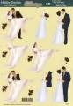 3D Etappen-Bogen-HD 73040-Brautpaare / Hochzeit 