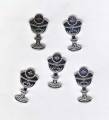 Hobby Fun-Streuteile -Kommunion/Konfirmation-Kelche-3cm-silber