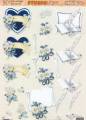 3D Etappen-Bogen-STSL 0397-Herz - Blumenstrauß - Gästebuch mit Feder -StudioLight