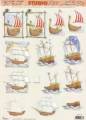 3D Etappen-Bogen-STSL 0710-Historisches Segelschiff