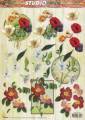3D Etappen-Bogen-STSL 1199-Blumen