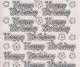 Micro-Glittersticker-0344Gtrs-Happy Birthday-transparent/silber