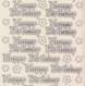Zier-Sticker-Bogen-0344trs-Happy Birthday-transparent/silber