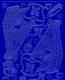Zier-Sticker-Bogen-0838bl-Babywiege-Babymotive-blau