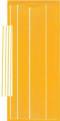 Zier-Sticker-Bogen-1016dge-versch. d�nne Linien-dunkelgelb
