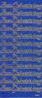 Micro-Glittersticker-2485gblg-Zum Geburtstag-blau / gold