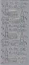 Zier-Sticker-Bogen-2803s-Kirche-Der Weg Gottes-silber
