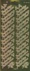 Zier-Sticker-Bogen-3040spfg-Spiegelfolie-Aufrichtige Anteilnahme-gold