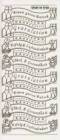 Gravur-Sticker-Bogen-GR 3722trg-Texte-Silvester-Gl�ckw�nsche-transparent-gold