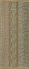 Zier-Sticker-Bogen-4079g-kleine Ecken und R�nder-gold