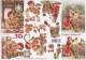 3D Etappen-Bogen-4169526-nostalgischer Weihnachtsmann/Teddy