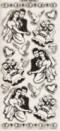 Zier-Sticker-Bogen-6421trg-Hochzeit-Brautpaare-transparent/gold
