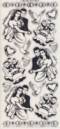 Zier-Sticker-Bogen-6421trs-Hochzeit-Brautpaare-transparent/silber