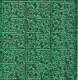 Micro-Glittersticker-7058ggrg-Ecken/Sterne-gr�n/gold