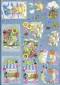 Dufex-3D-Bogen-740810-M�uschen / Maulwurf-gravierte Motive-Alu-beschichtetes Papier