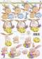 3D Etappen-Bogen-777411-Ostern - niedliche Hasen