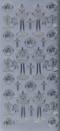 Zier-Sticker-Bogen-9145s-Christliche Motive-silber