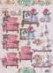 3D Stanzbogen -EASY379 - Shabby Chic - nostalgische Motive