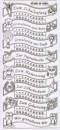 Gravur-Sticker-Bogen-GR 3406trg-Texte-Gl�ckw�nsche-Schule-Baby-u.v.m-transparent-gold