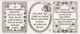 Gravur-Sticker-Bogen-GR 0037rg-Texte-Weihnachten -rot-gold - Bild vergr��ern 