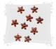 Glitzersteine-Schmucksteine-MS 06-Sterne-5mm-orange