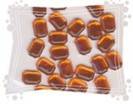 Glitzersteine-Schmucksteine-RE 06-Rechteck-8x6mm-orange