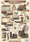 3D Etappen-Bogen-STSL 1233-Vintage Line-Nostalgische Motive-Herrenmotive 