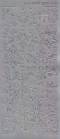 Zier-Sticker-Bogen-Schneeflocke / Eiskristalle-silber- W 2472s