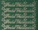 Zier-Sticker-Bogen-Frohe Weihnachten-gr�n/gold-W-313grg