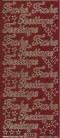 Micro-Glittersticker-Frohe Festtage-rot-gold-0464grg