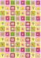 Ursus-Fotokarton ,,Desire'' -Kommunion / Konfirmation / Taufe- pink / bunt -Motiv 2