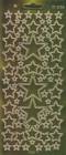 Zier-Sticker-Bogen-Spiegelfolie-Sterne-gold-W...