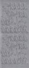 Zier-Sticker-Bogen-Christliche Motive-Betende Hände-betende Kinder-silber-3267s