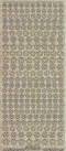 Micro-Glittersticker-Blumen-gold/silber-7048ggs