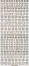 Micro-Glittersticker-Blumen-transparent/gold-7048gtrg