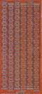 Micro-Glittersticker-Ränder/Bordüren/Schneeflocken-orange-silber-7081gors
