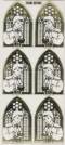Zier-Sticker-Bogen-Kirchenfenster/Kommunion-Junge-7303/Atrg