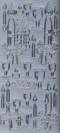 Zier-Sticker-Bogen-9024s-verschiedene kirchliche Motive-silber